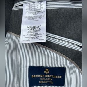 Brooks Brothers Explorer Collection Regent Fit Charcoal Men’s Suit